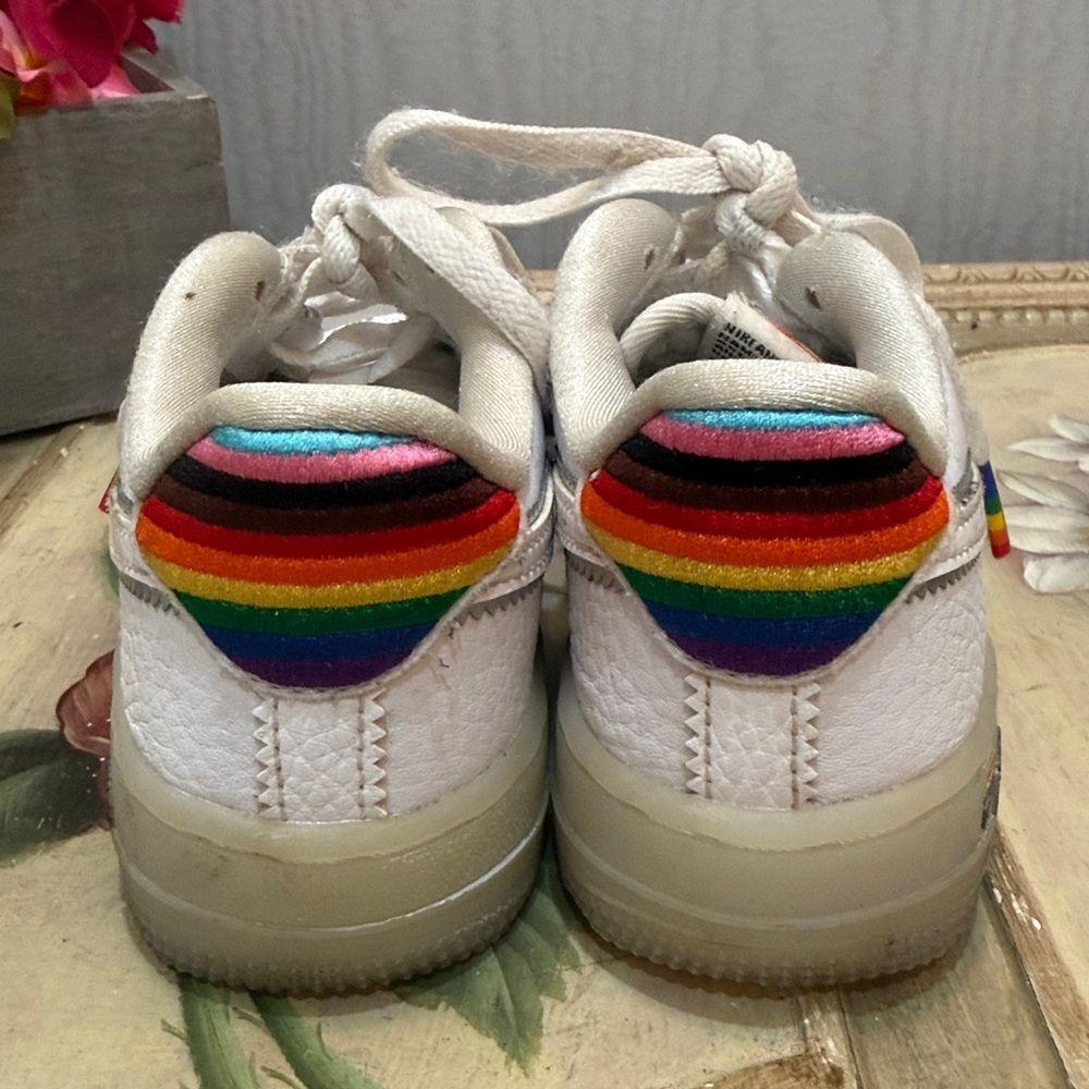 Nike Air Force One PS Be True Low Sneakers Child’s Sz 12C - Picture 9 of 16